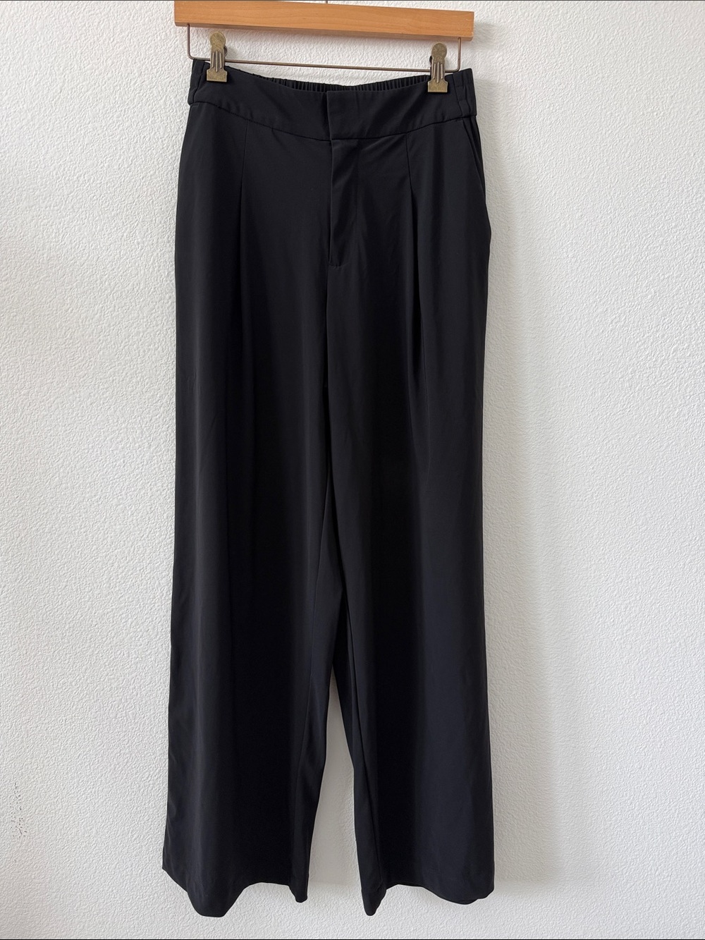 Athleta Pinnacle Black Wide-Leg Women’s Trousers Pants 4